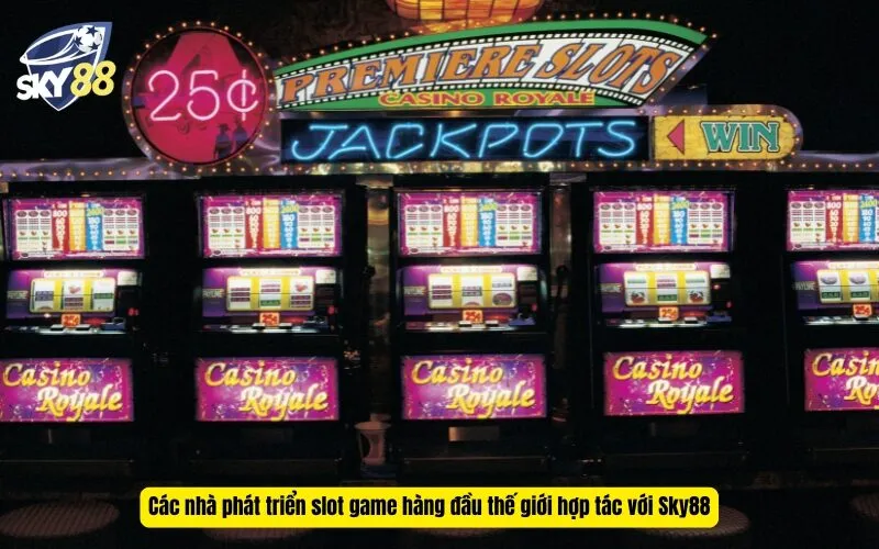 Các nhà phát triển slot game hàng đầu thế giới hợp tác với Sky88