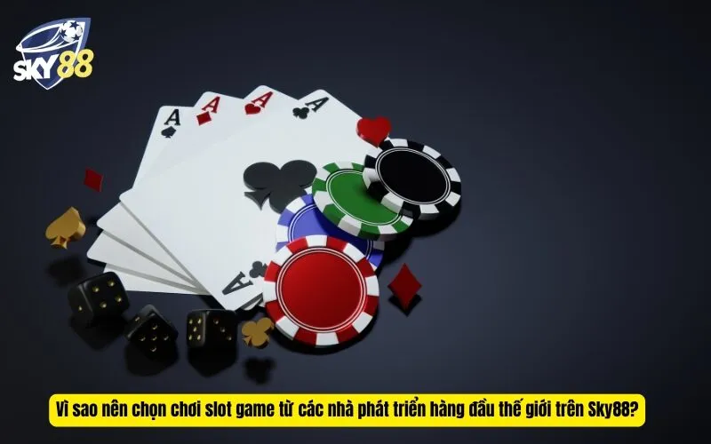 Vì sao nên chọn chơi slot game từ các nhà phát triển hàng đầu thế giới trên Sky88?